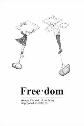 Plakat Freedom Definition