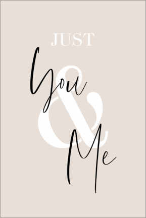 Poster Just you and me
