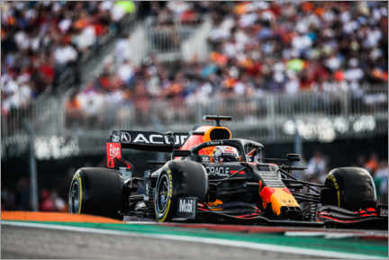 Leinwandbild  United States GP : Max Verstappen, Red Bull Racing, 2021