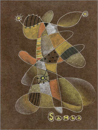 Tableau  African motif - Elena Samborskaja