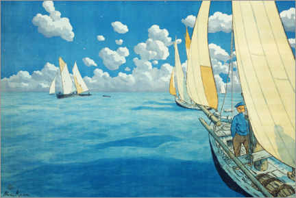 Wall print  Night at Sea - Henri Rivière