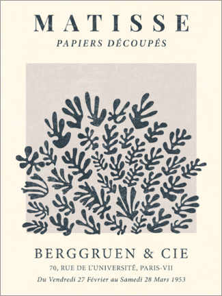 Póster Henri Matisse Berggruen & CIE III
