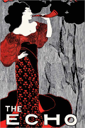 Wall print  The Echo - John Sloan