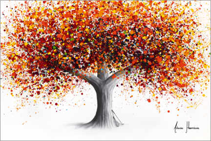 Veggbilde Orange Jaffa Tree - Ashvin Harrison