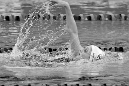 Poster Rückenschwimmen der Frauen, Commonwealth-Spiele in Melbourne Australien, 2006