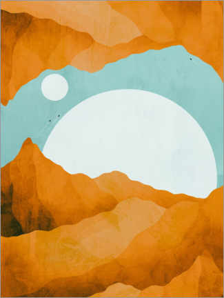 Wall print  Dune rock cave - Stephen Wade