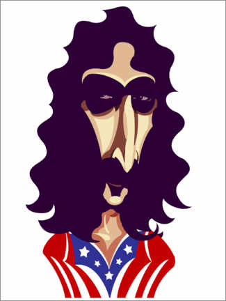 Wall print  Frank Zappa - Neale Osborne