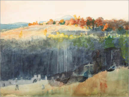 Tableau  Valley and Hillside, 1889 - Winslow Homer