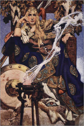 Print  Queen Maev, 1911 - Joseph Christian Leyendecker