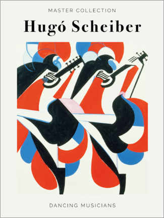 Tableau  Hugó Scheiber - Dancing musicians - Hugó Scheiber