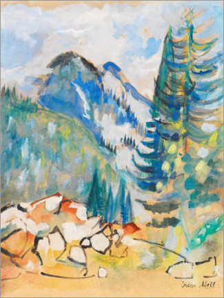 Plakat Mountain Landscape