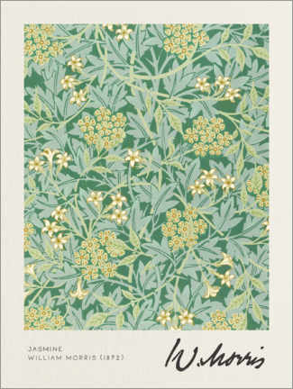 Holzbild Jasmine - William Morris