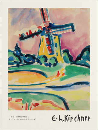 Poster Die Windmühle
