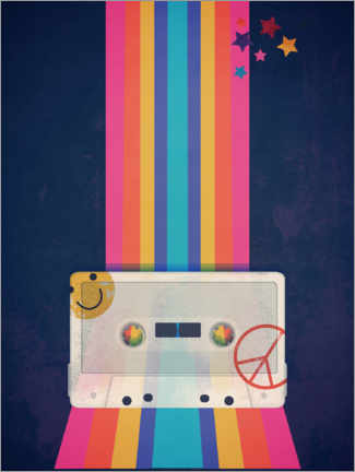 Plakat Rainbow Music