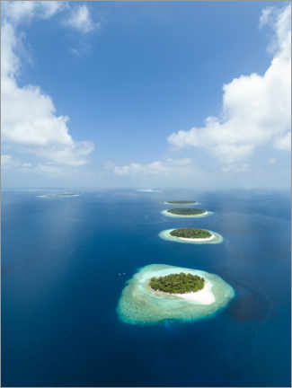 Akrylbilde  Baa Atoll, Maldives - Jan Christopher Becke