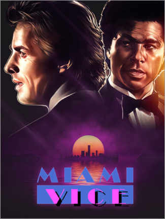 Poster Miami Vice, Sunset
