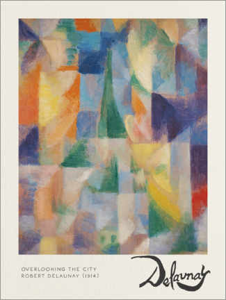 Poster Overlooking the City