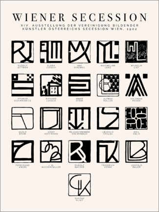 Plakat Wiener Secession - Signets