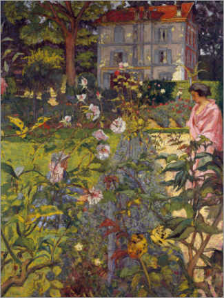 Poster Garden at Vaucresson, 1920