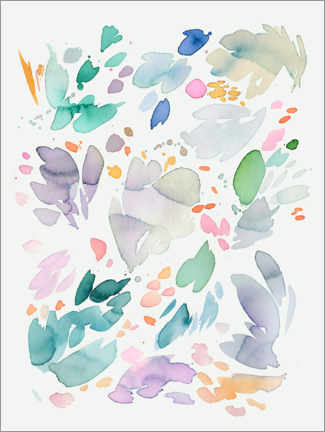 Wandbild  Abstrakte Blumenblätter - Ninola Design