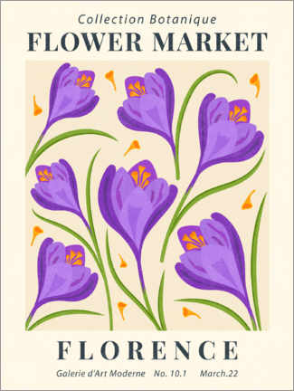 Poster Flower Market Florence