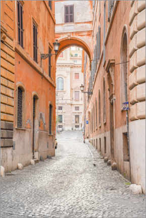 Tableau Colorful Street in Rome - Henrike Schenk