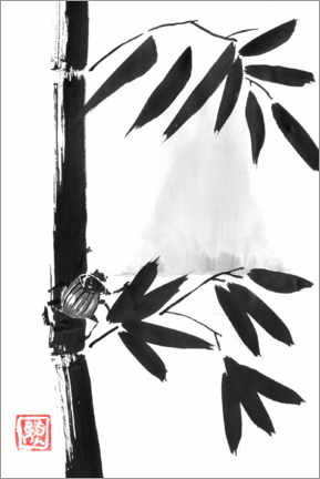 Poster Käfer und Berg II