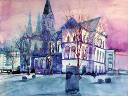 Wandbild  Köln, San Andreas Kirche - Johann Pickl