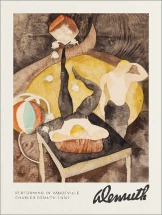 Print  Performing in Vaudeville - Charles Demuth