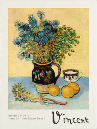 Akrylglastavla  Nature Morte - Vincent van Gogh