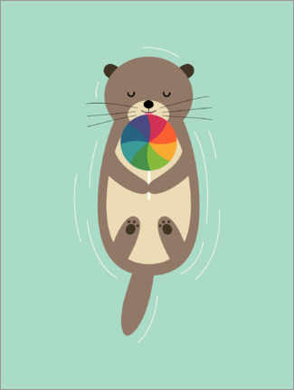 Poster  Sweet Otter - Andy Westface