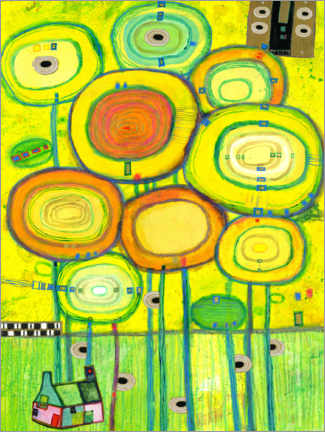 Poster Sunflowers - Eugen Stross