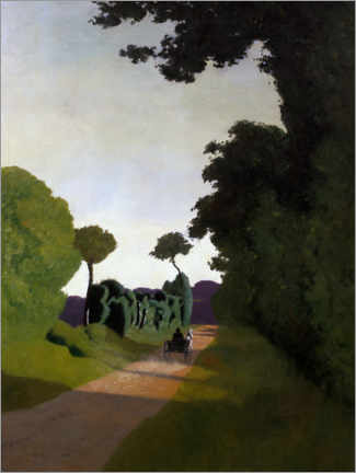 Print  The cart - Félix Édouard Vallotton