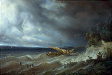 Wall print  Thunderstorm in Sécheron - François Diday