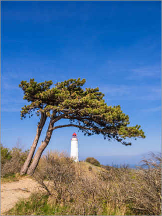 Print  The Dornbusch lighthouse on the island of Hiddensee - Rico Ködder
