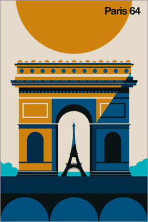 Poster Paris 64 - Bo Lundberg
