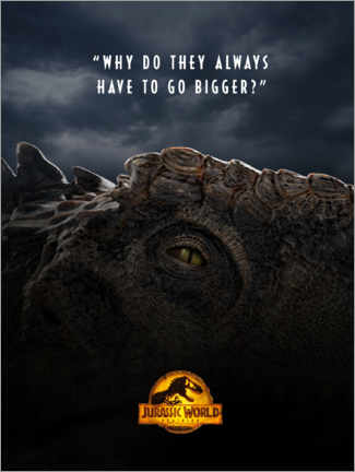 Poster  Jurassic World Dominion - Go bigger