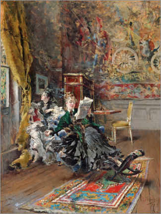 Wandbild  Die Pariserinnen - Giovanni Boldini