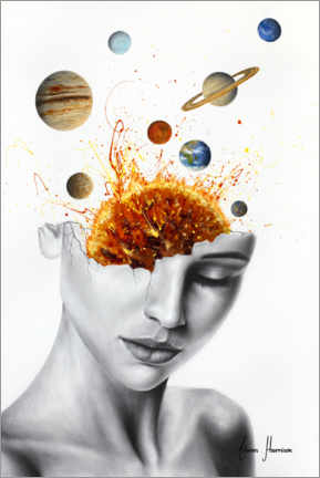 Plakat  Solar System - Conscious Universe - Ashvin Harrison