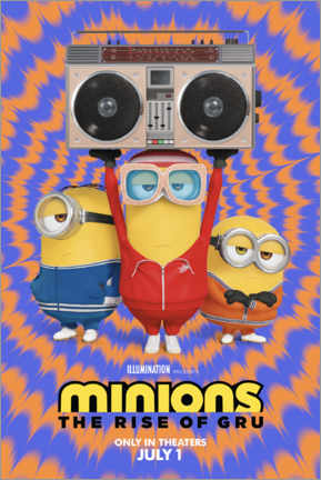 Póster Psychedelic Minions