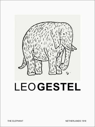 Obraz  The Elephant (Special Edition) - Leo Gestel