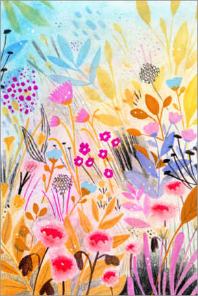 Poster Blumenmeer