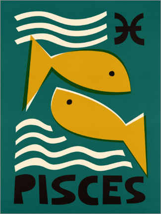 Poster Fische Sternzeichen