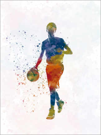 Wandbild  Basketballspieler VII - nobelart