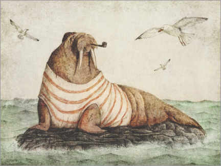 Tableau  Sailor Walrus - Mike Koubou