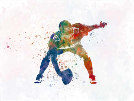 Tableau sur toile  American football player VIII - nobelart