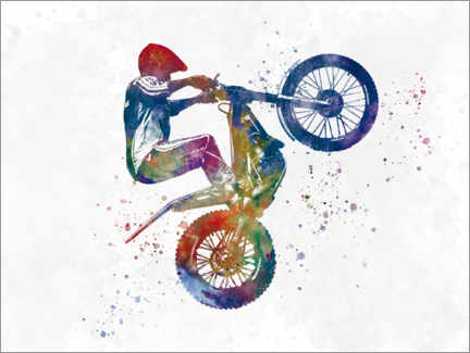 Aluminiumsbilde  Motorcycle III - nobelart