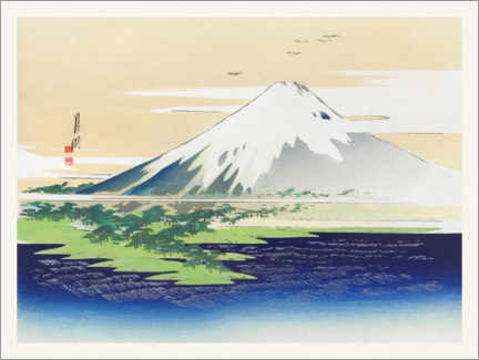 Póster  Fuji - Ogata Gekkō