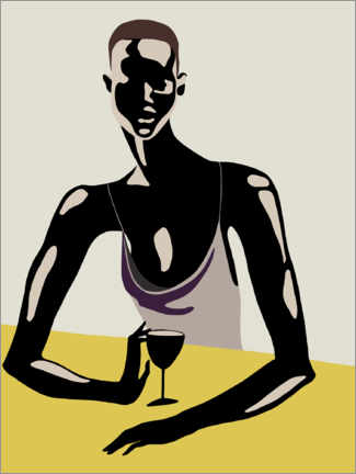 Wall print  At the bar - Yi Xiao Chen