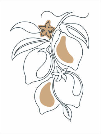 Poster Lemon Branch